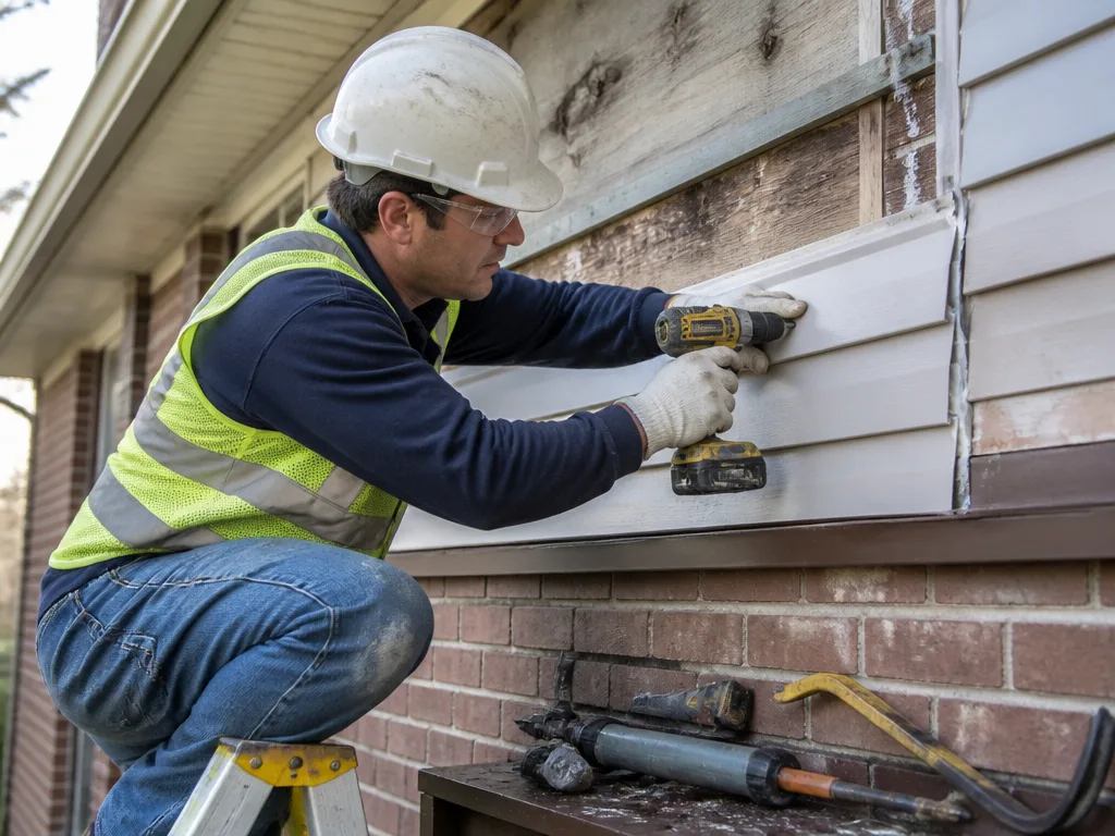 Storm Damage Siding Repair