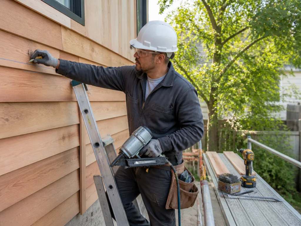 Wood Siding Installation